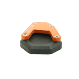 MotoCare CNC side stand extender orange KTM Adventure 250 390 foot enlarger plate