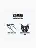 Legundary Custom Haulier Rear Carrier Black and Casus Saddle Stay Combo for Kawasaki Versys 650 Luggage System