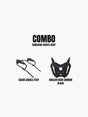 Legundary Custom Haulier Rear Carrier Black and Casus Saddle Stay Combo for Kawasaki Versys 650 Luggage System