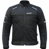 Bison ProGear COMET Black Black motorcycle riding jacket front view

