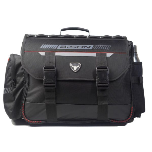 Bison ProGear Companion Saddle Bag 60L Waterproof Motorcycle Touring Saddlebags with Rain Covers