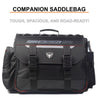 Bison ProGear Companion Saddle Bag 60L Waterproof Motorcycle Touring Saddlebags with Rain Covers