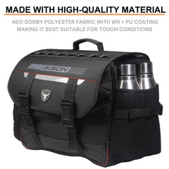 Bison ProGear Companion Saddle Bag 60L – Waterproof Motorcycle Touring Saddlebags with Rain Covers