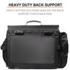 Bison ProGear Companion Saddle Bag 60L Waterproof Motorcycle Touring Saddlebags with Rain Covers