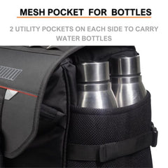 Bison ProGear Companion Saddle Bag 60L – Waterproof Motorcycle Touring Saddlebags with Rain Covers