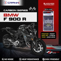 CRANK1 CFB036 Carbon Brake Pads For BMW F 900 R 2020-2023 Front Brake