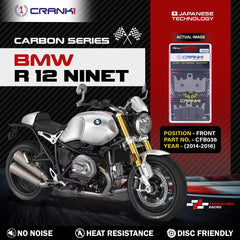 CRANK1 CFB036 carbon brake pads for BMW R 12 nineT 2014-2016 front brake