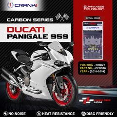 CRANK1 CFB036 carbon brake pads for Ducati Panigale 959 2016-2018 front
