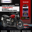 CRANK1 CFB406/4 Carbon Front Brake Pads for Triumph Street Scrambler 900
