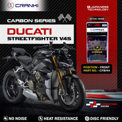 CRANK1 CFB744 Carbon Front Brake Pads for Ducati Streetfighter V4S