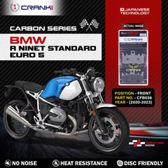 CRANK1 Carbon Brake Pads CFB036 Front For BMW R nineT Standard Euro 5 2020-2023 Motorcycle
