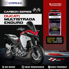 CRANK1 Carbon Brake Pads CFB036 front brake pads for Ducati Multistrada Enduro 2016-2019 high performance carbon motorcycle brake pads