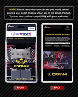 CRANK1 Carbon Brake Pads Front For Honda CBR1000RR-R Fireblade 2020-2022 CFB757