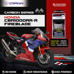 CRANK1 Carbon Brake Pads Front For Honda CBR1000RR-R Fireblade 2020-2022 CFB757