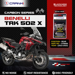 CRANK1 Carbon Rear Brake Pads CFB896 for Benelli TRK 502 X (2022-2023)