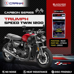 CRANK1 Carbon Rear Brake Pads for Triumph Speed Twin 1200 2022 CFB412