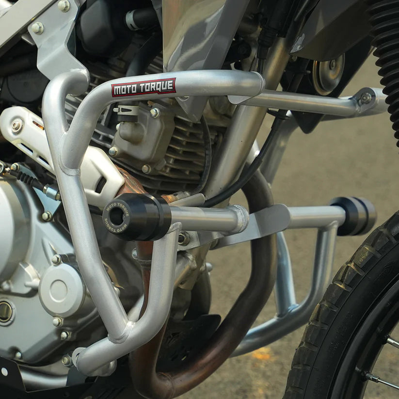 Moto Torque Crash Guard Silver for Kawasaki KLX 230 CBU