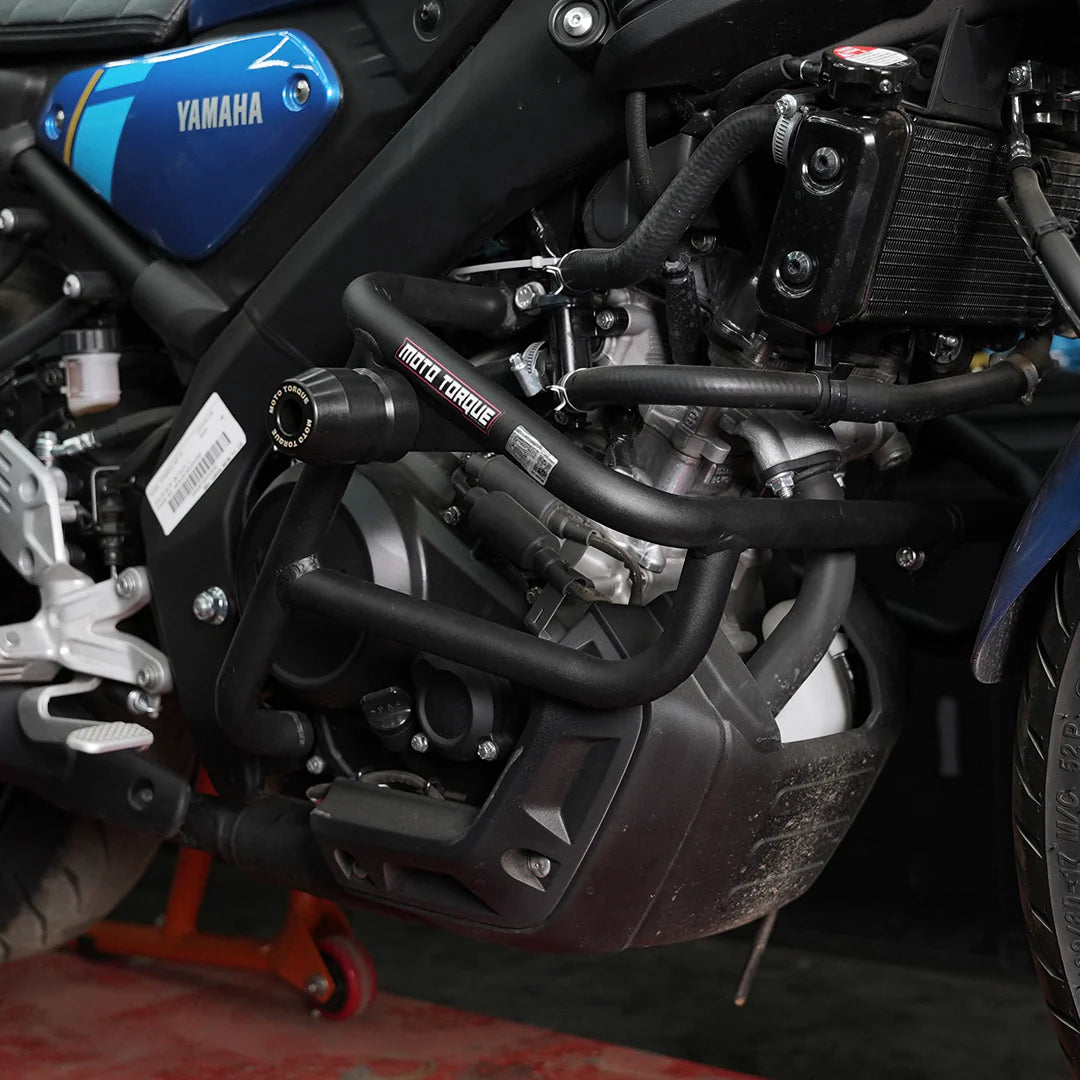 Moto Torque Crash Guard V2 with Integrated Sliders for Yamaha XSR 155