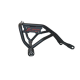 MotoCare crash guard with dual sliders and name plate installed on Hero Xpulse motorcycle providing engine protection and rugged styling