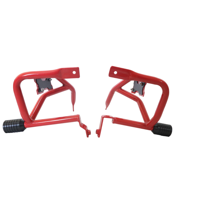 Motocare red dual slider crash guard for Hero Xpulse
