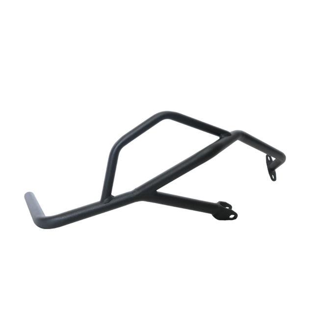 Motocare crash guard installed on Benelli TRK 502