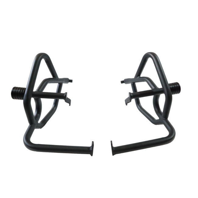 MotoCare crash guard with dual sliders for TVS Apache RTR 310