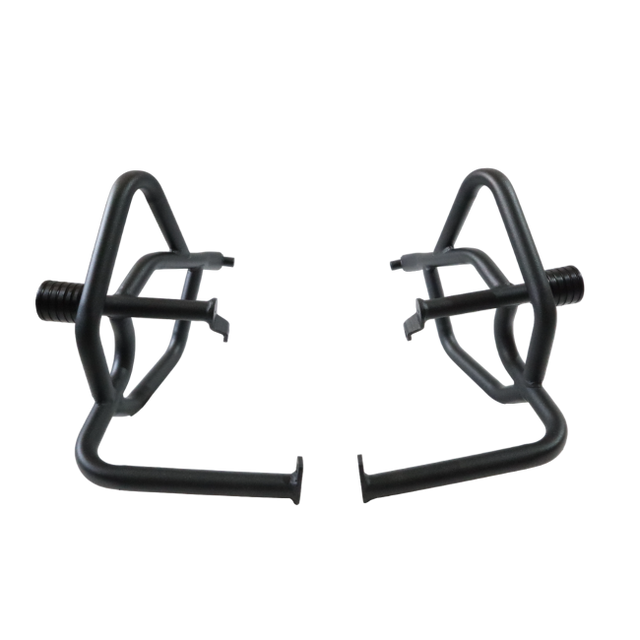 MotoCare crash guard with dual sliders for TVS Apache RTR 310