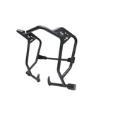 MotoCare dual slider crash guard on Honda CB200X