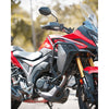 MotoCare dual slider crash guard on Honda CB200X