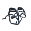 MotoCare crash guard with dual sliders installed on Hero Xtreme 125R for engine protection