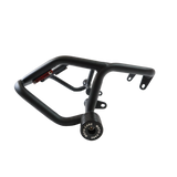 MotoCare crash guard with dual sliders for Jawa 42 front view