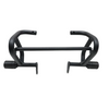 MotoCare crash guard with dual sliders installed on Jawa 42 Bobber motorcycle for engine and frame protection during impact