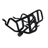 MotoCare crash guard with dual sliders for TVS Raider