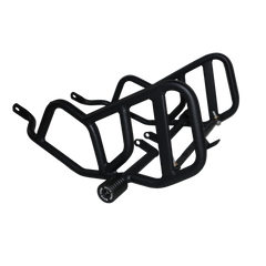 MotoCare crash guard with dual sliders for TVS Raider