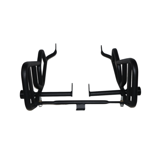 MotoCare crash guard with dual sliders for TVS Raider