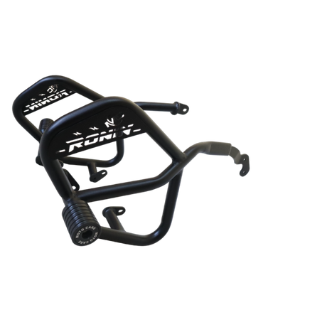 MotoCare crash guard with dual sliders for TVS Ronin