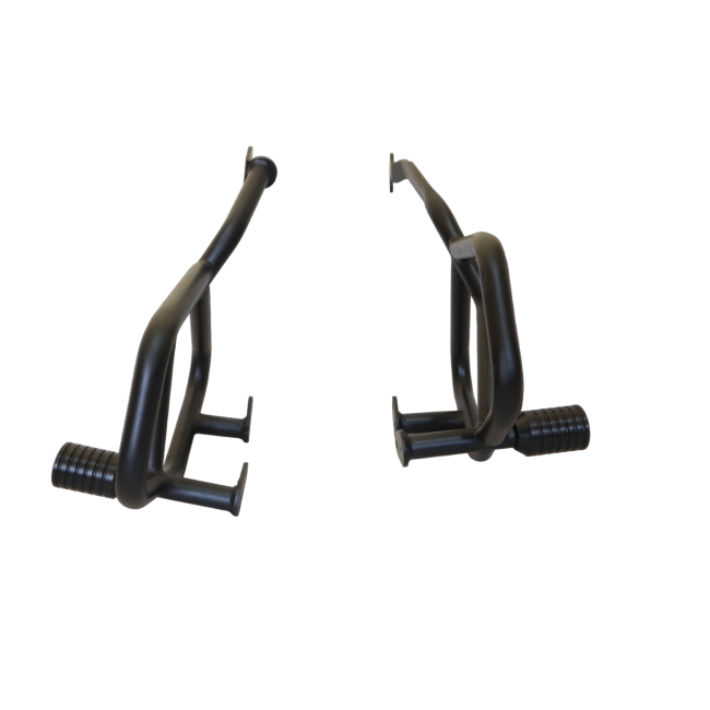 MotoCare crash guard with dual sliders for TVS Ronin