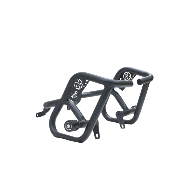 MotoCare crash guard with dual sliders for Royal Enfield Classic 350 Reborn