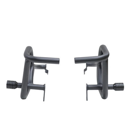 MotoCare crash guard with dual sliders for Royal Enfield Classic 350 Reborn