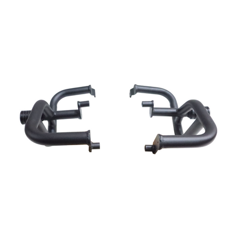 MotoCare crash guard dual sliders Shotgun 650 installed