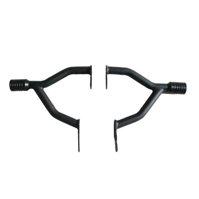 MotoCare crash guard with dual sliders for Royal Enfield Super Meteor 650
