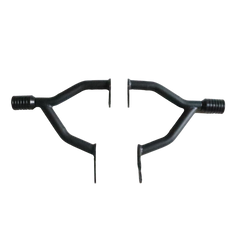MotoCare crash guard with dual sliders for Royal Enfield Super Meteor 650