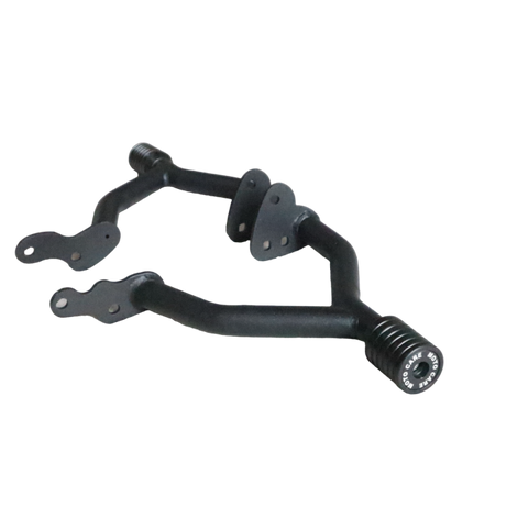 MotoCare crash guard with dual sliders for Royal Enfield Super Meteor 650