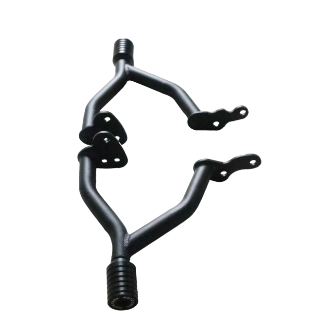 MotoCare crash guard with dual sliders for Royal Enfield Super Meteor 650