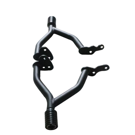 MotoCare crash guard with dual sliders for Royal Enfield Super Meteor 650
