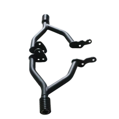 MotoCare crash guard with dual sliders for Royal Enfield Super Meteor 650