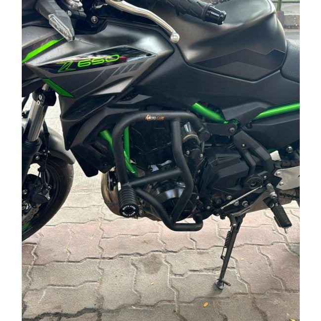 Motocare Kawasaki Z650 crash guard dual sliders engine protection frame slider crash bar motorcycle accessory