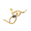 MotoCare crash guard dual sliders gold Himalayan 450