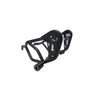 MotoCare KTM Duke 200 BS6 crash guard with dual sliders installed for engine protection and frame safety with logo branding