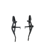 MotoCare KTM Duke 200 BS6 crash guard with dual sliders installed for engine protection and frame safety with logo branding